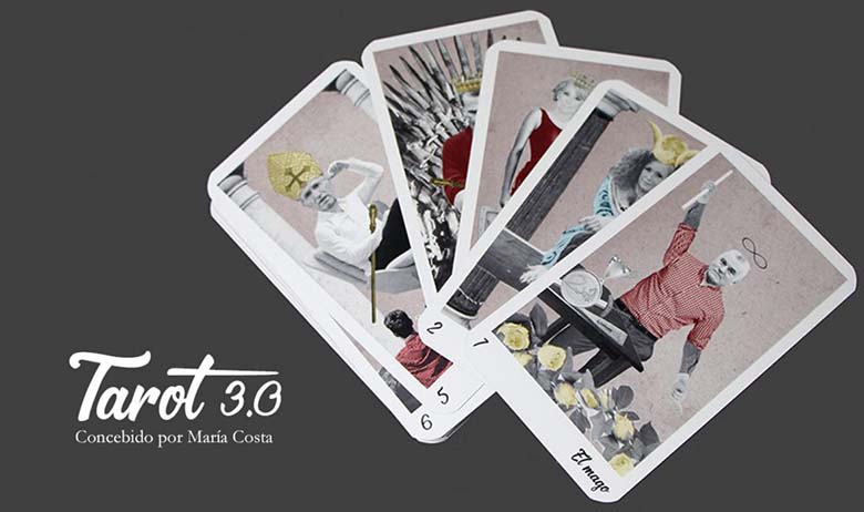 ilustracion y diseño de baraja de tarot siglo xxi
